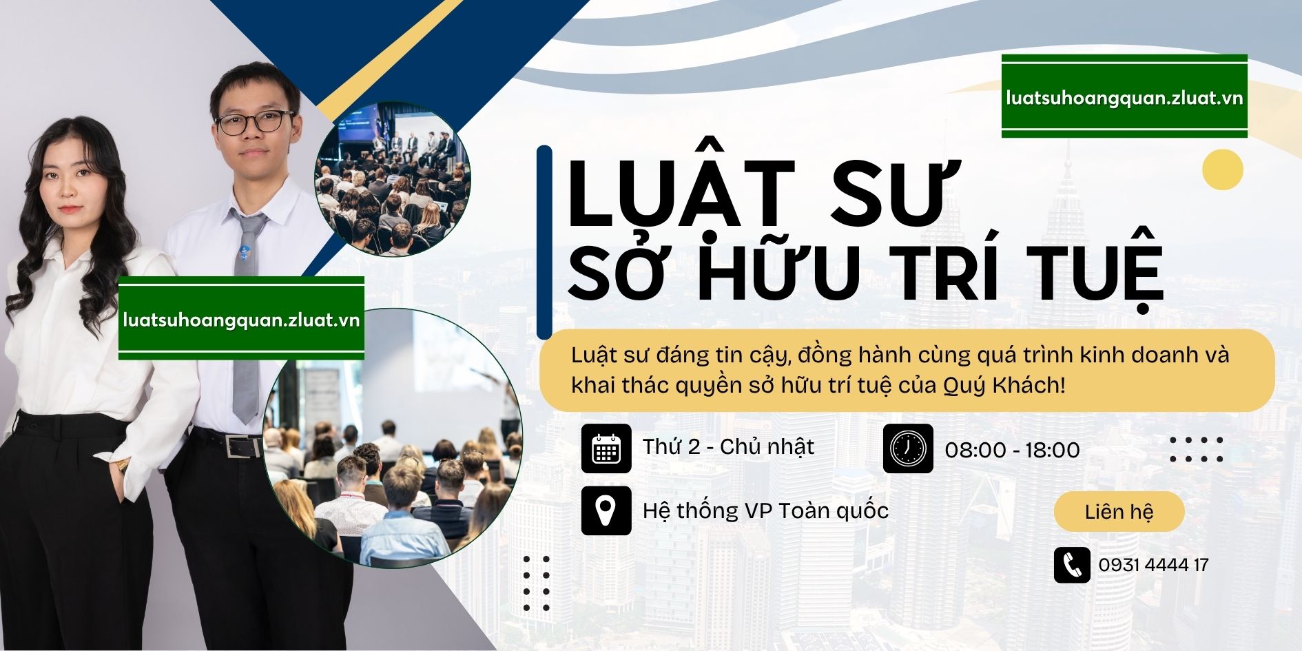 [SỞ HỮU TRÍ TUỆ – LS QUÂN] – Dịch vụ tư vấn đăng ký bảo hộ quyền sở hữu công nghiệp ở Xã Phước Thành, Thành phố Đà Nẵng - Ảnh 1